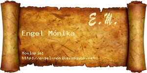 Engel Mónika névjegykártya