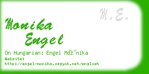 monika engel business card